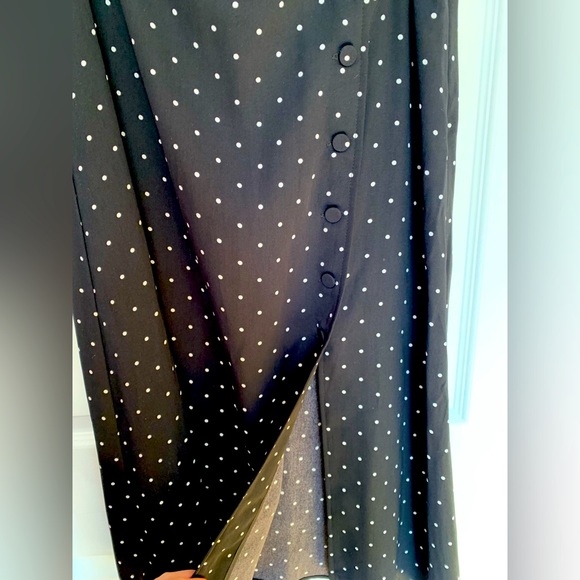 Jupe noire à pois blancs - Picture 1 of 5